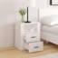 Jannika 50cm W Manufactured Wood Bedside Table-677483314