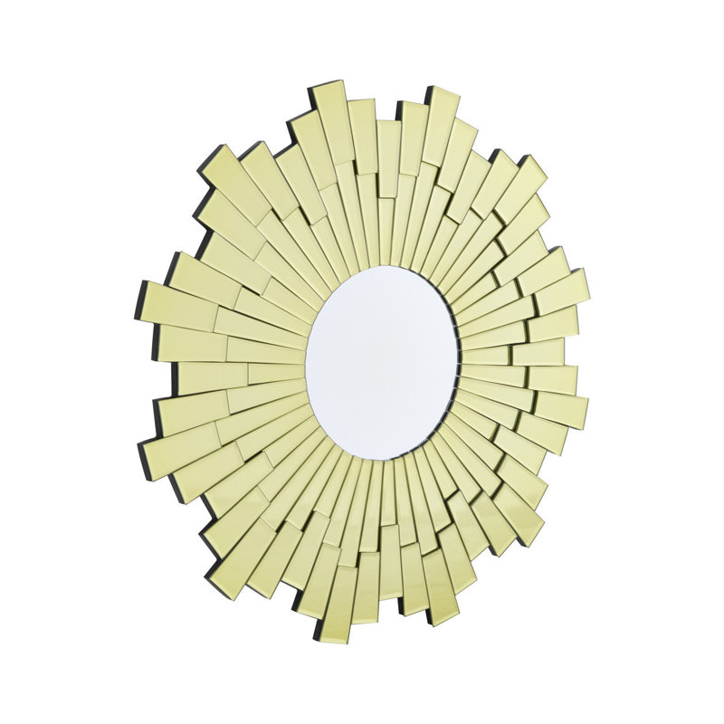Michele Solid Wood Flat Wall Mirror
