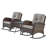 Artiana Wicker 2 - Person Patio Conversation Sets with Cushions-1252382843-1241811351