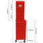 Lacagnia 13.31 in. W Bottom Rollaway Chest
