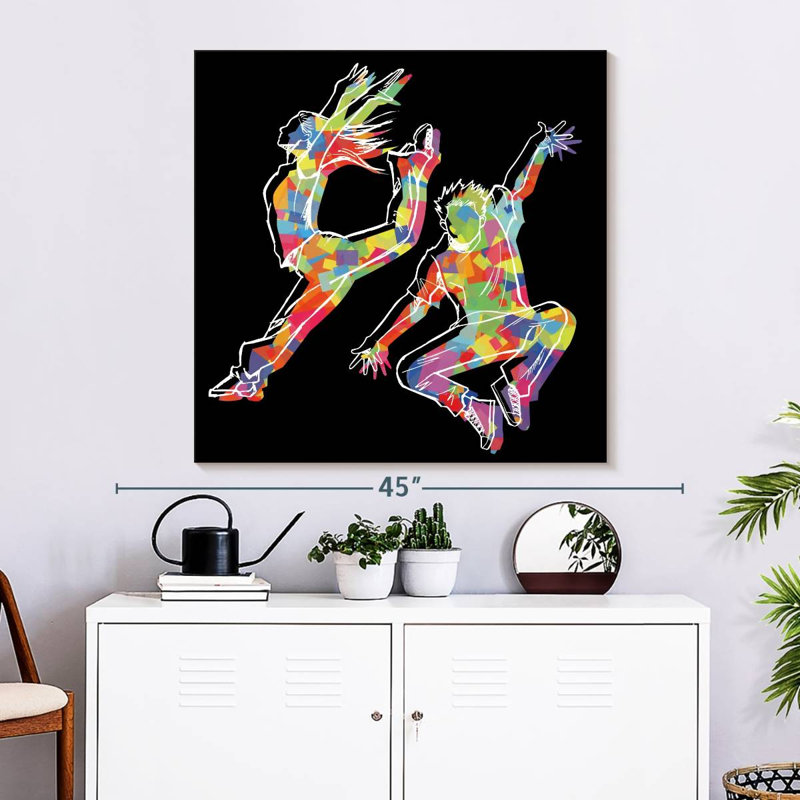 Enn Street Dancers, H 33 po x l 33 po