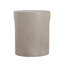 Outdoor MGO Round  With U-Shape Side Table, Light Grey