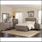 Washed Taupe Panel Eastern King Bed With Slat