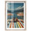 «Lakefront Leisure Shadowbox Print Vintage Art Prints» par Notoriart, cadre blond, 24 x 36