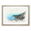 Skyline of Monte Carlo in Monaco in Abstract - Picture Frame Graphic Art Print-55739643-55739644