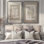 Ensemble de 2 cartes grand et beige Beige