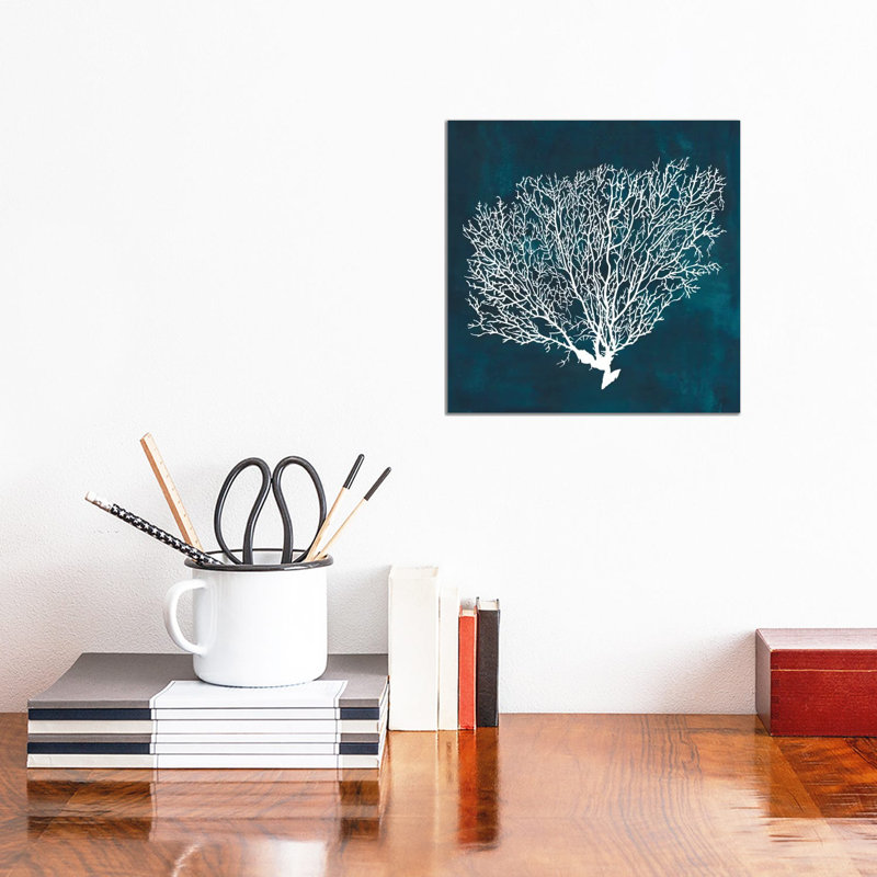 Inverse Sea Fan II by Grace Popp - Wrapped Canvas Print, 30.48 cm H x 30.48 cm W