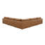Canapé modulaire en cuir 5 pièces Brighton