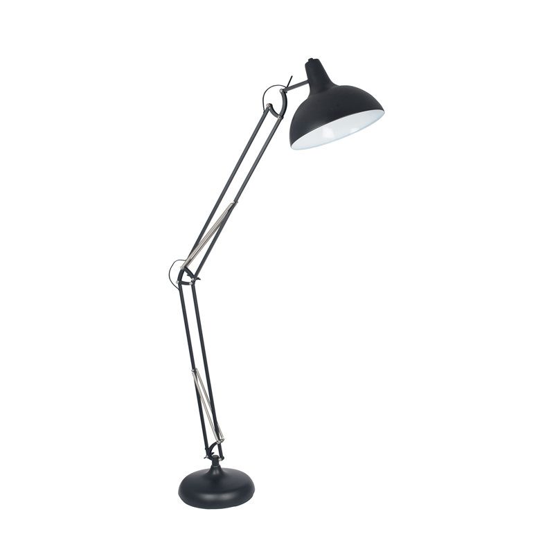 Dunmall 180cm Matte Task Floor Lamp, Black