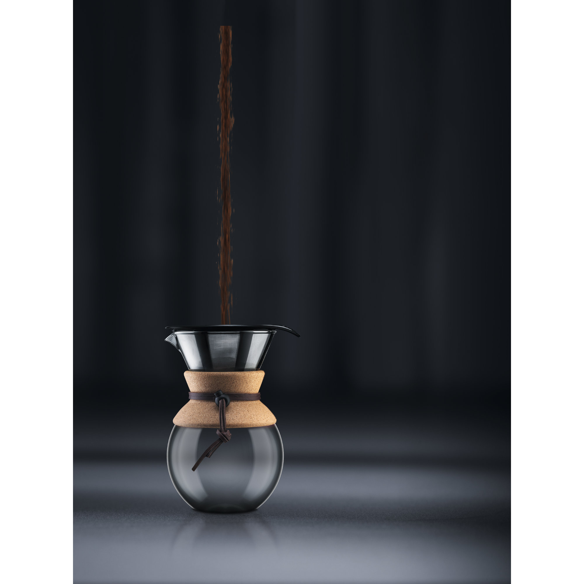Bodum Pour Over Coffee Maker, Brown, 8 Cup