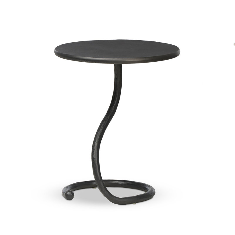 VERA End Table, Gunmetal