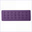Banc repose-pieds, capitonné mauve moderne Mid-Century - Pied de lit, salon | Noyer brun | Bois massif