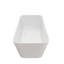 Baignoire autoportante à surface solide de 67 pouces de profondeur, finition matte élégante, design intemporel, isolation avancée, ultra-facile à entretenir, esthétique, spa, baignoire blanche