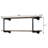 Antique Oak And Sandy Grey Wall Mounted Unit, 2 , Provides Extra Storage Industrial 2 Shelf, Grey, Increases Organization