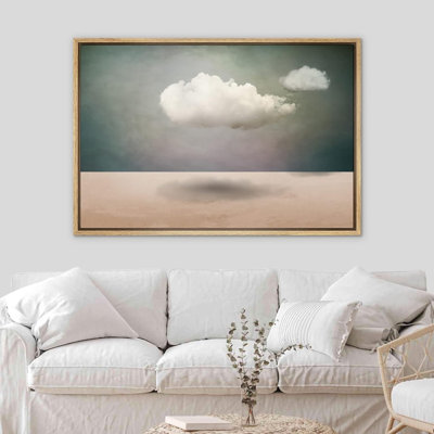«Sureal Cloudy Sky Desert», reproduction sur toile
