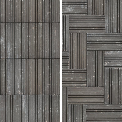 Retro Strata 6-7/8 In. X 14 In. Porcelain Floor And Wall Tile