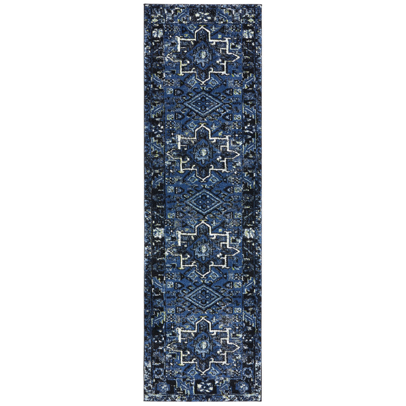 Moroccan Area Rug, Runner 69 x 244 cm