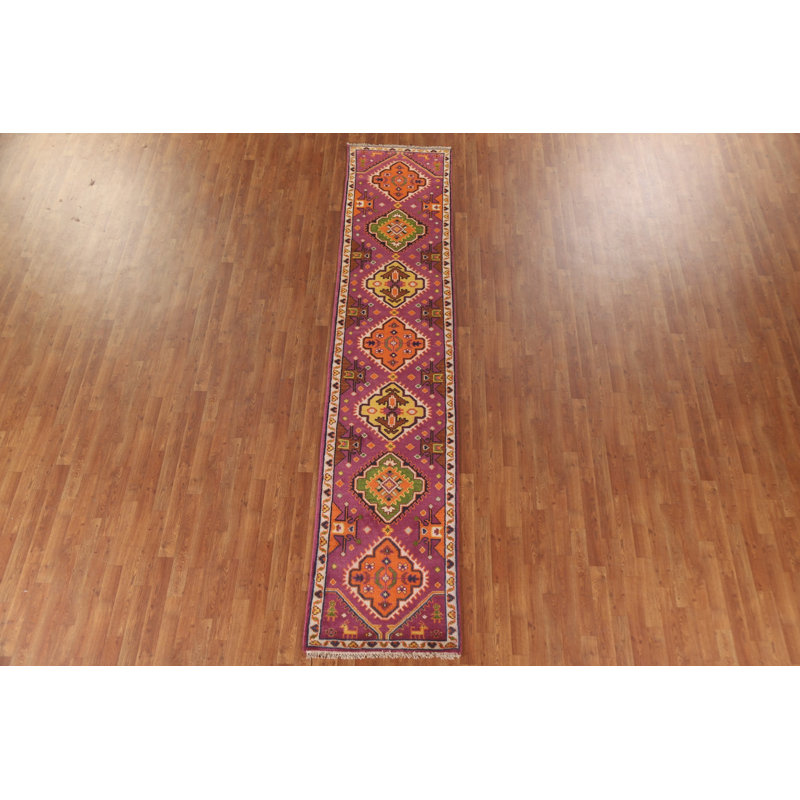 Tapis de couloir oriental géométrique 3x12
