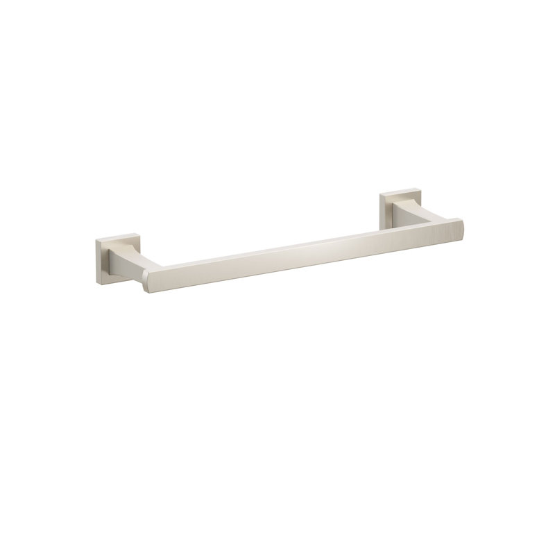 Towel Bar, 1.625" H x 13.375" L x 3.125" D, Satin Nickel