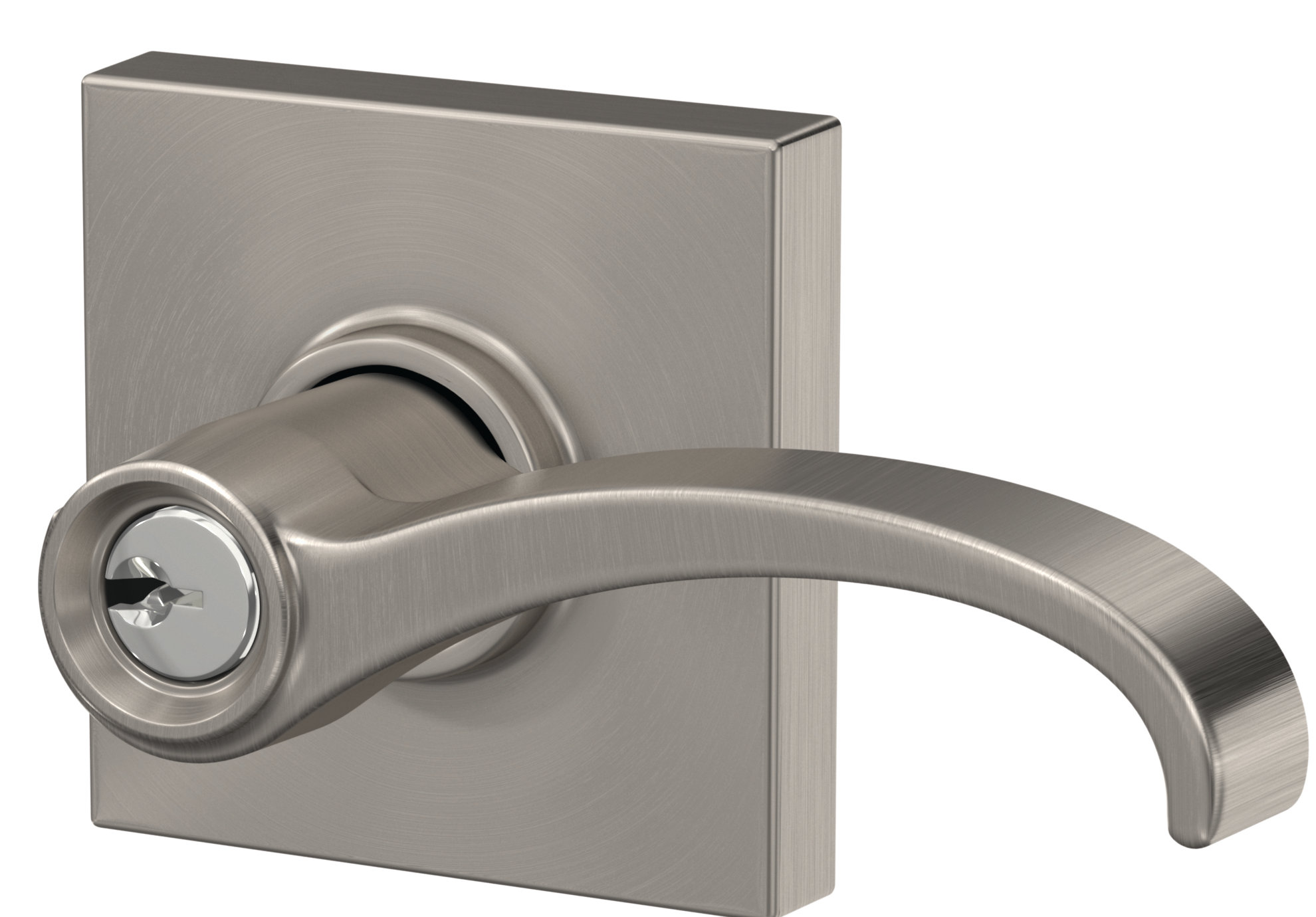 Latitude lever with Collins trim Keyed Entry lock