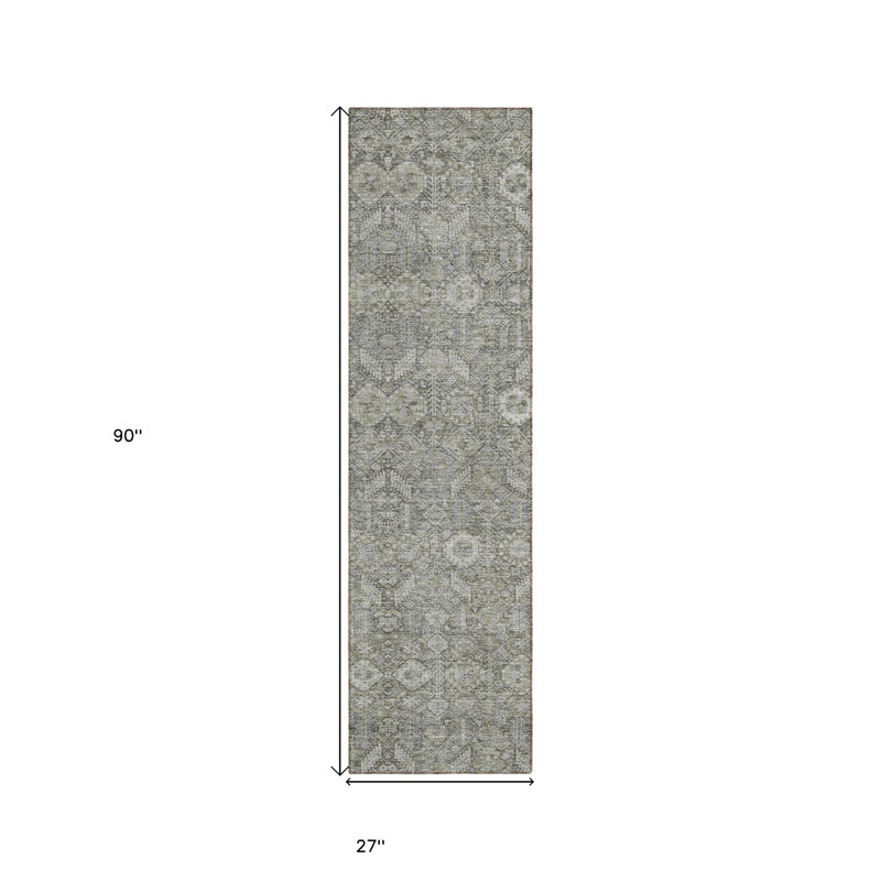 Tapis de couloir d'extérieur 8 po