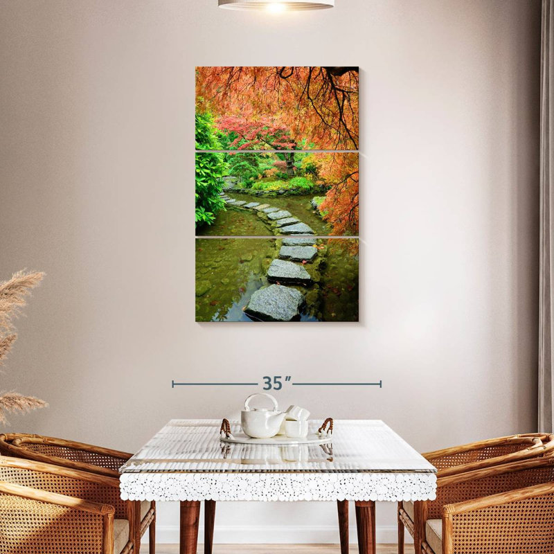 Alvord Autumn At Butchart Gardens, H 38 po x l 24 po