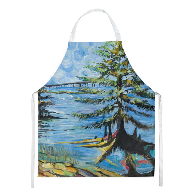 No Pattern Bib Apron