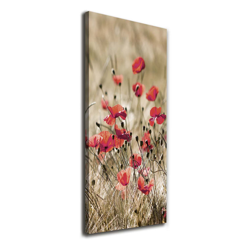 Field Flowers - Wrapped Canvas Print