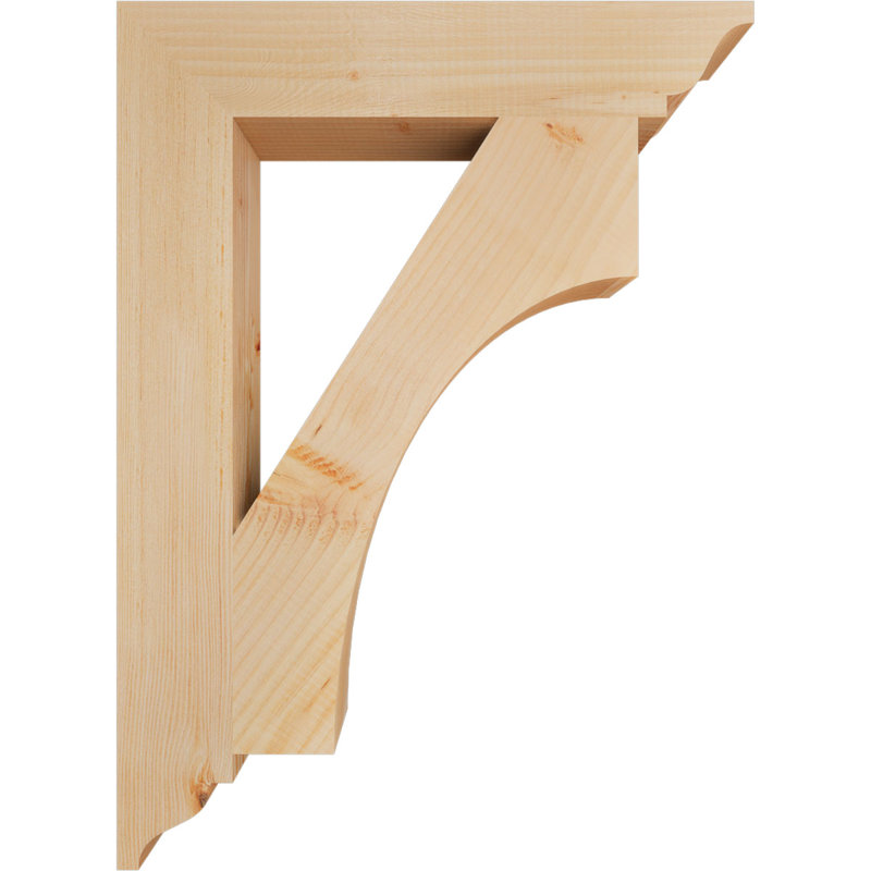 Support traditionnel lisse l 3 3 1/2 po x P 22 po x H 30 po Westlake, Lisse, H 30 po x l 3,5 po x P 22 po, Douglas