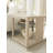 Sunset Key Floor Shelf End Table with Storage