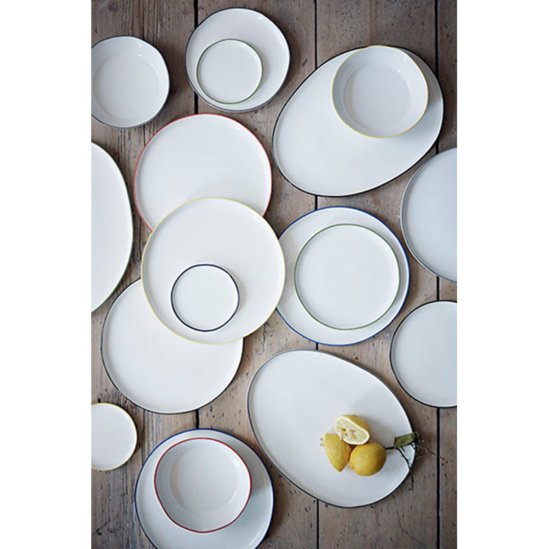 Bol à pâtes en porcelaine 20 oz Canvas Home, Bleu