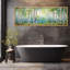 «Aspen Birch Verdant Spring Birches Lush Woodland», reproduction d'art sur toile-98042196-111565899