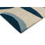 Torillo Hand Tufted Wool Abstract Area Rug in Sky/Cornflower/Ivory-488218760