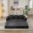 Chenille Convertible Sofa Bed: Foldable Mattress Couch, Floor Lounge, Armrest Support-299494759