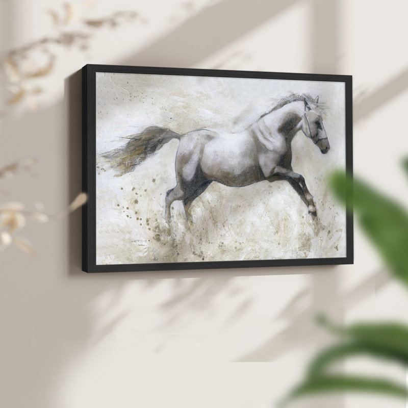 Galop - impression encadrée - réarmable, Noir, noir, noir, noir, H 16 po x l 20 po