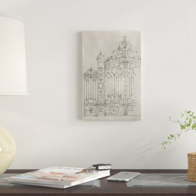 «Iron Gate Design I» par Ethan Harper - impression sur toile tendue