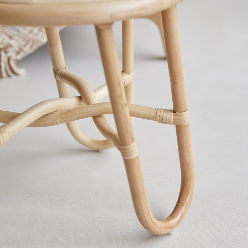 Lina 40cm W Bamboo / Rattan Bedside Table