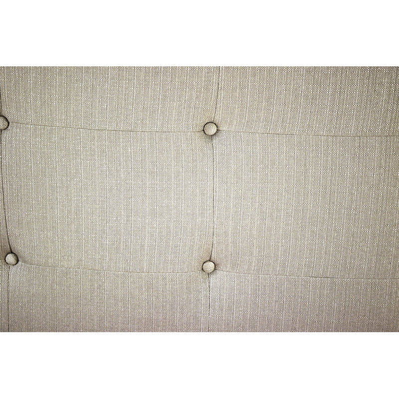 Radiya Upholstered Headboard, Taupe, King