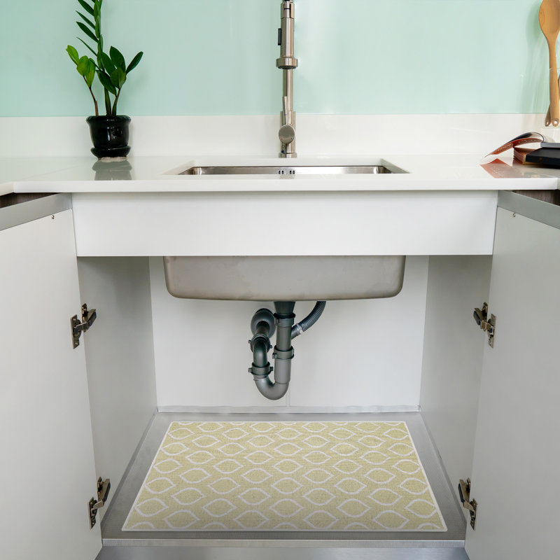Tapis de cuisine Vries, Beige