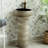 Homary 19.29'' Gray Fireclay Circular Bathroom Sink