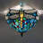 Tiffany Glass Flush Mount-371854575