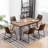 Dorann 6 - Person Four Leg Dining Set-1835234420