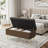 Upholstered Storage Bench With Lift-Top Lid-1008643136
