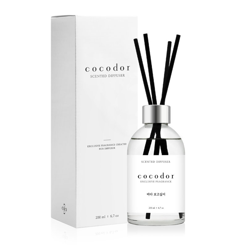 Diffuseur Cocodor White Label 200 ml (6,7 oz) / sel de mer bleu [ensemble de 15], Sel de mer bleu