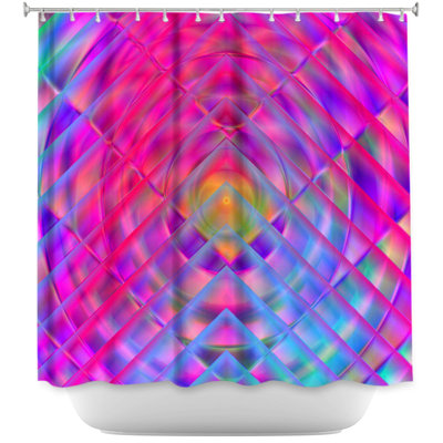 Rideau de douche simple centré ii