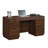 Raylee L-Shaped Credenza Desk