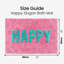 Happy Slogan Rectangle Bath Mat-370713404