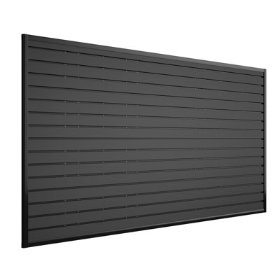 Slatwall Panel 8' X 4' PVC Carbon Fiber Textured Heavy Duty Garage Organizing System