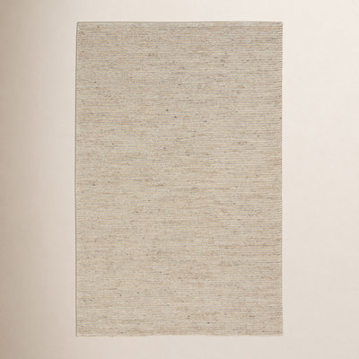 Caitlin Light Brown Silver Hand-Woven Jute Rug