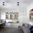 3-Light Globe Semi Flush Mount-856465639